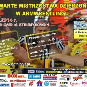 VI OTWARTE MISTRZOSTWA DZIERŻONIOWA W ARMWRESTLINGU
