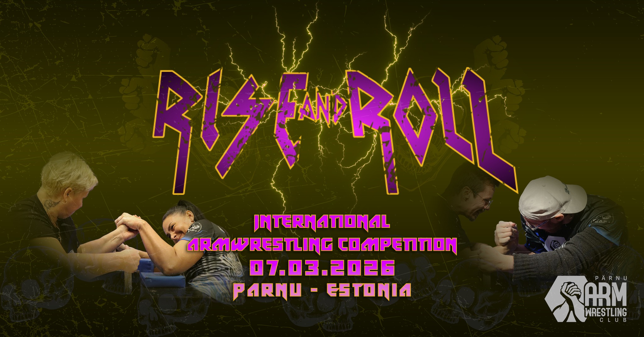 RISE AND ROLL – INTERNATIONAL ARMWRESTLING COMPETITION