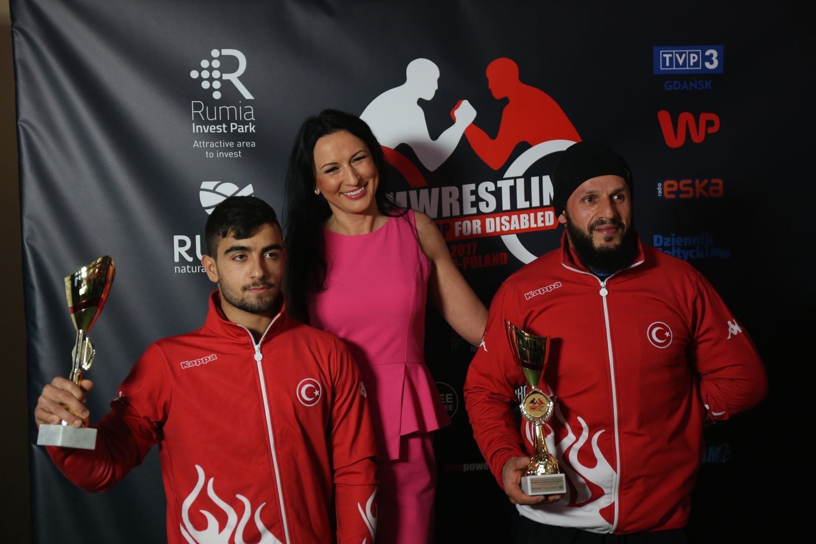 Anna Mazurenko With Competitors Disabled World Cup