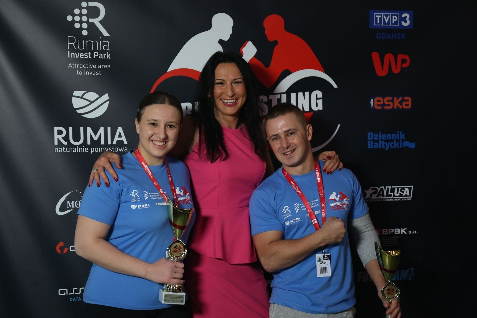 Anna Mazurenko With Competitors Disabled World Cup