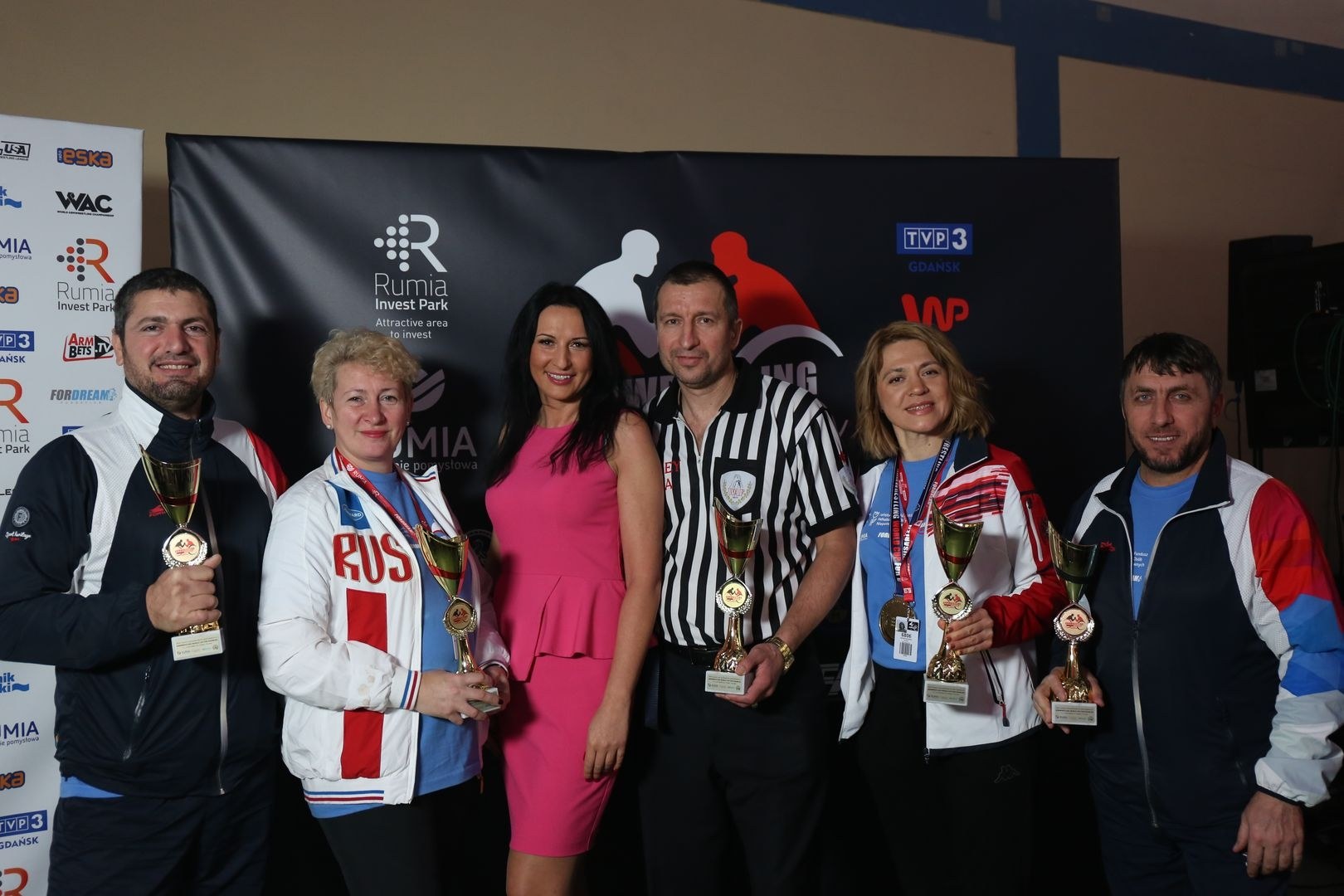 Anna Mazurenko With Competitors Disabled World Cup