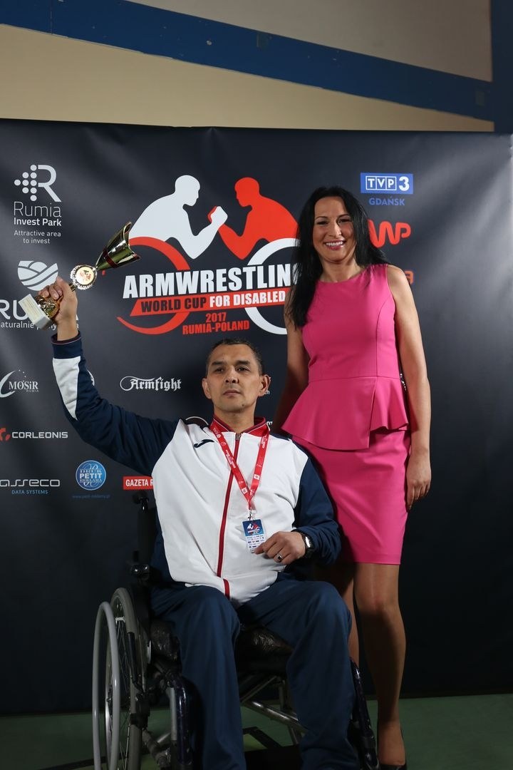 Anna Mazurenko With Competitors Disabled World Cup