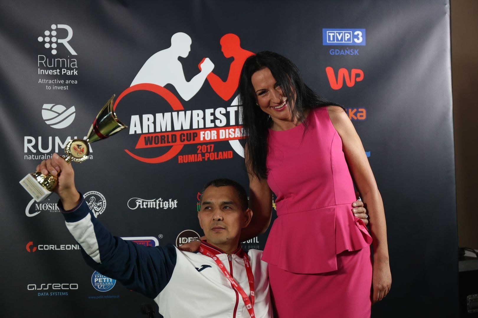 Anna Mazurenko With Competitors Disabled World Cup