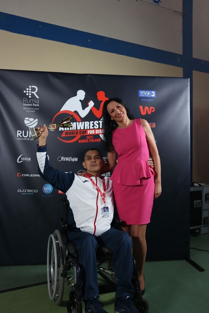 Anna Mazurenko With Competitors Disabled World Cup