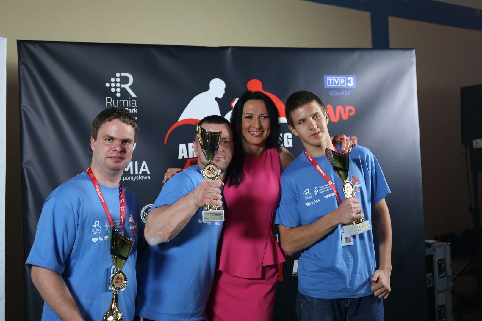 Anna Mazurenko With Competitors Disabled World Cup