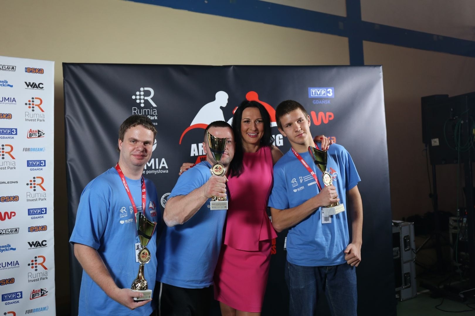 Anna Mazurenko With Competitors Disabled World Cup