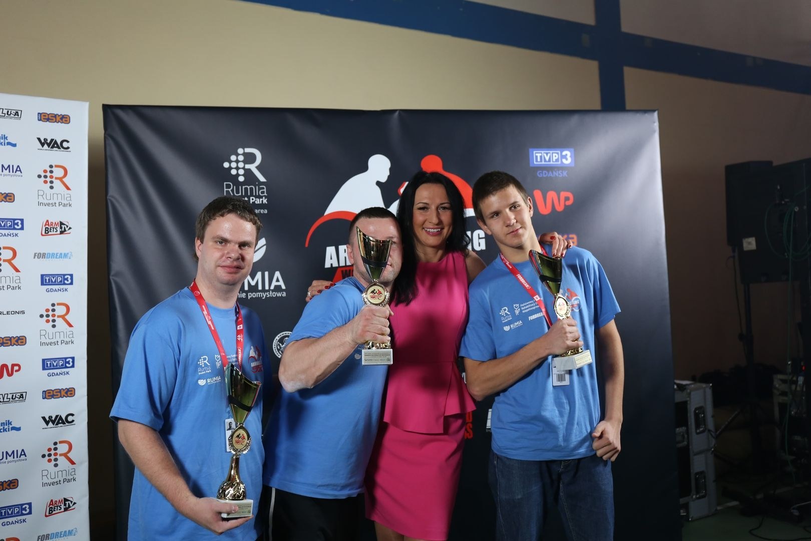 Anna Mazurenko With Competitors Disabled World Cup