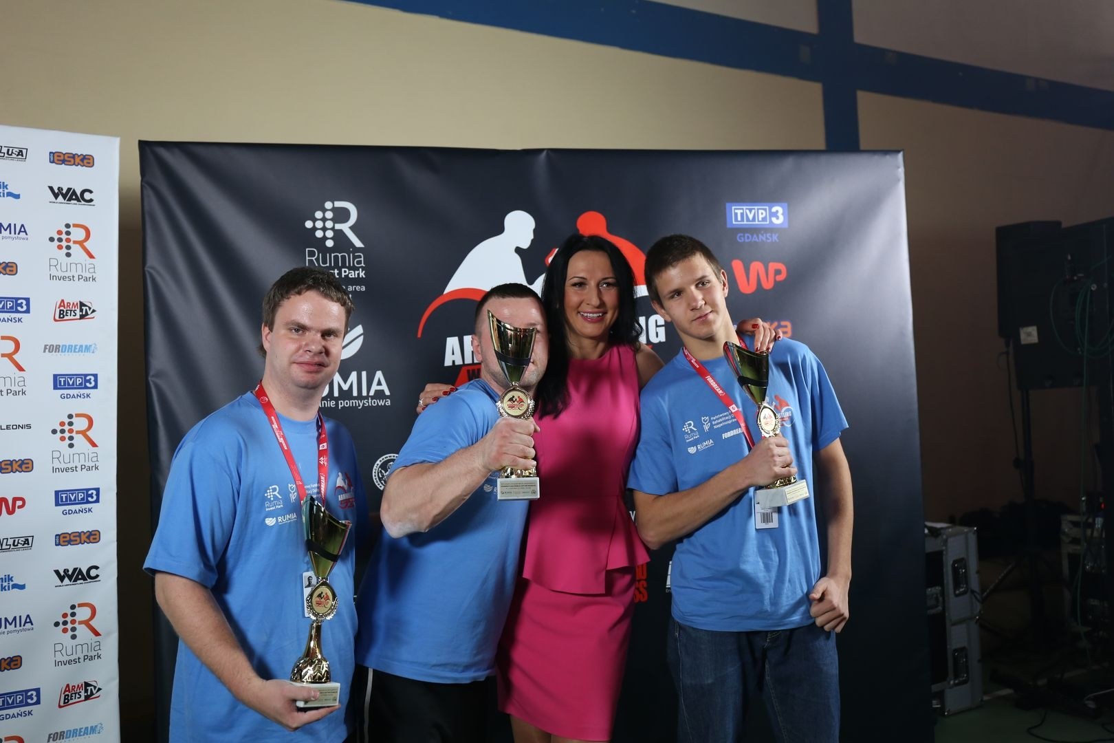 Anna Mazurenko With Competitors Disabled World Cup