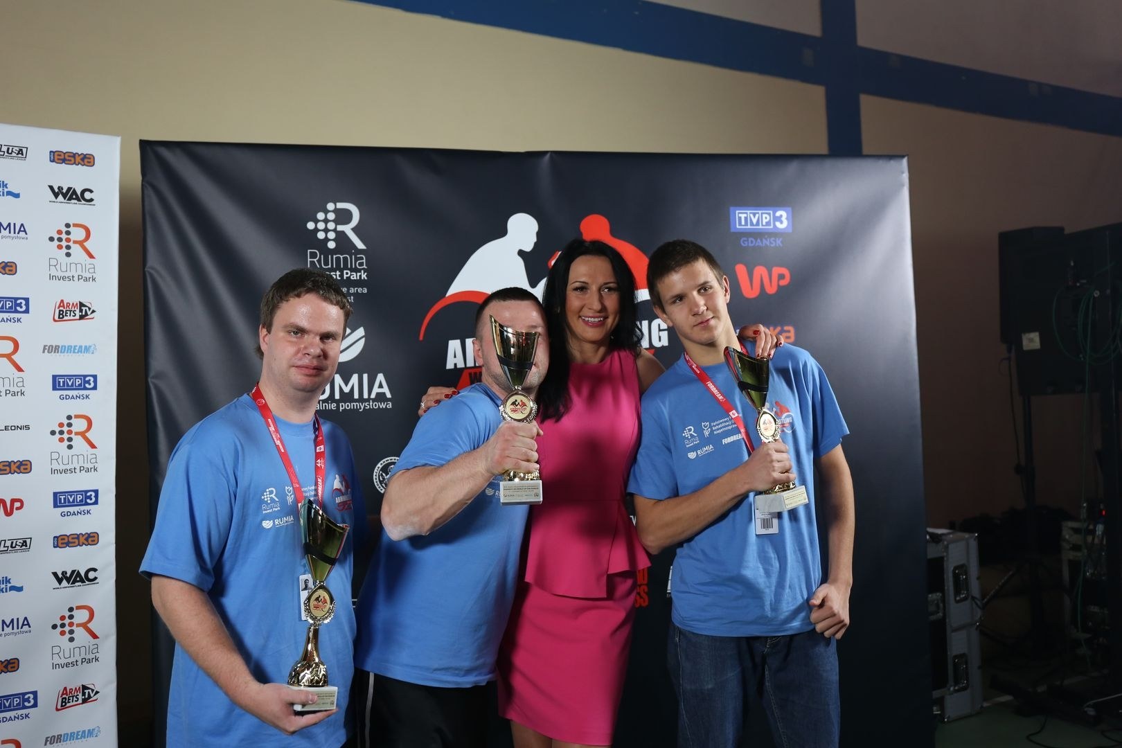 Anna Mazurenko With Competitors Disabled World Cup