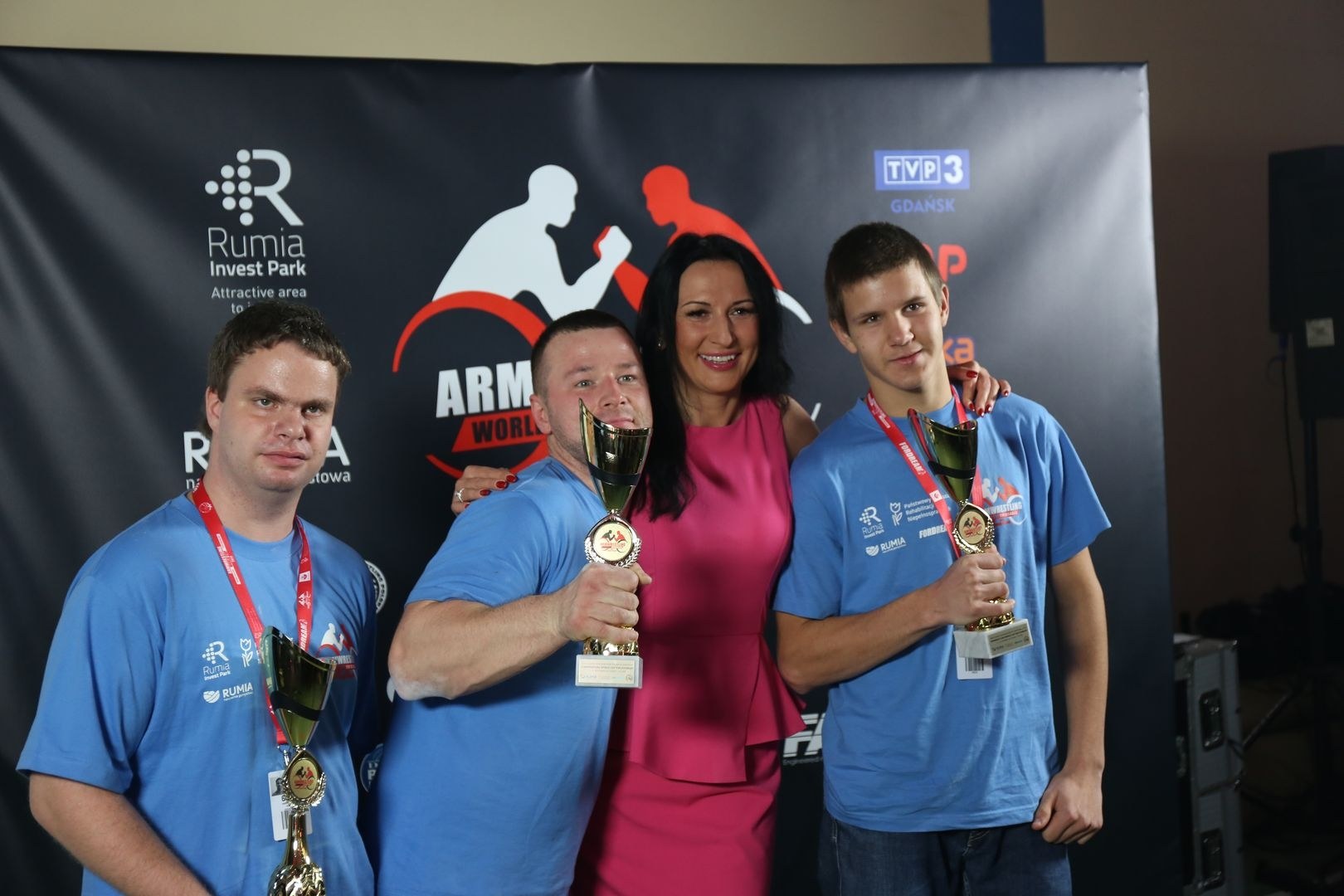 Anna Mazurenko With Competitors Disabled World Cup