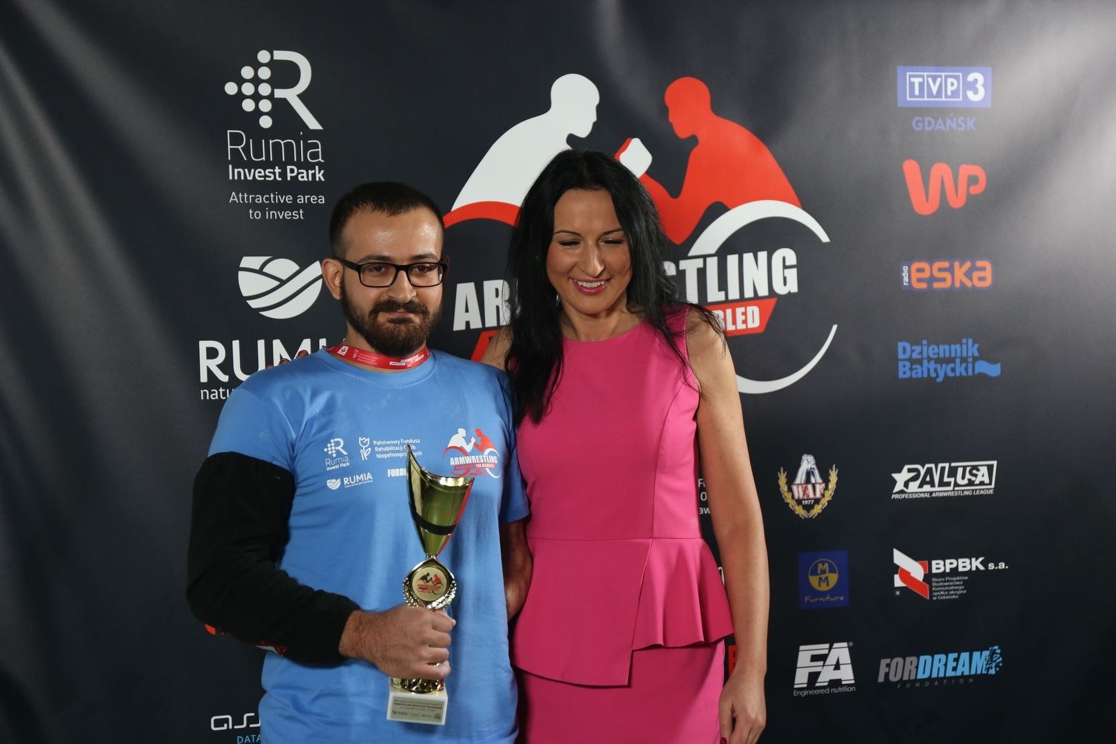 Anna Mazurenko With Competitors Disabled World Cup