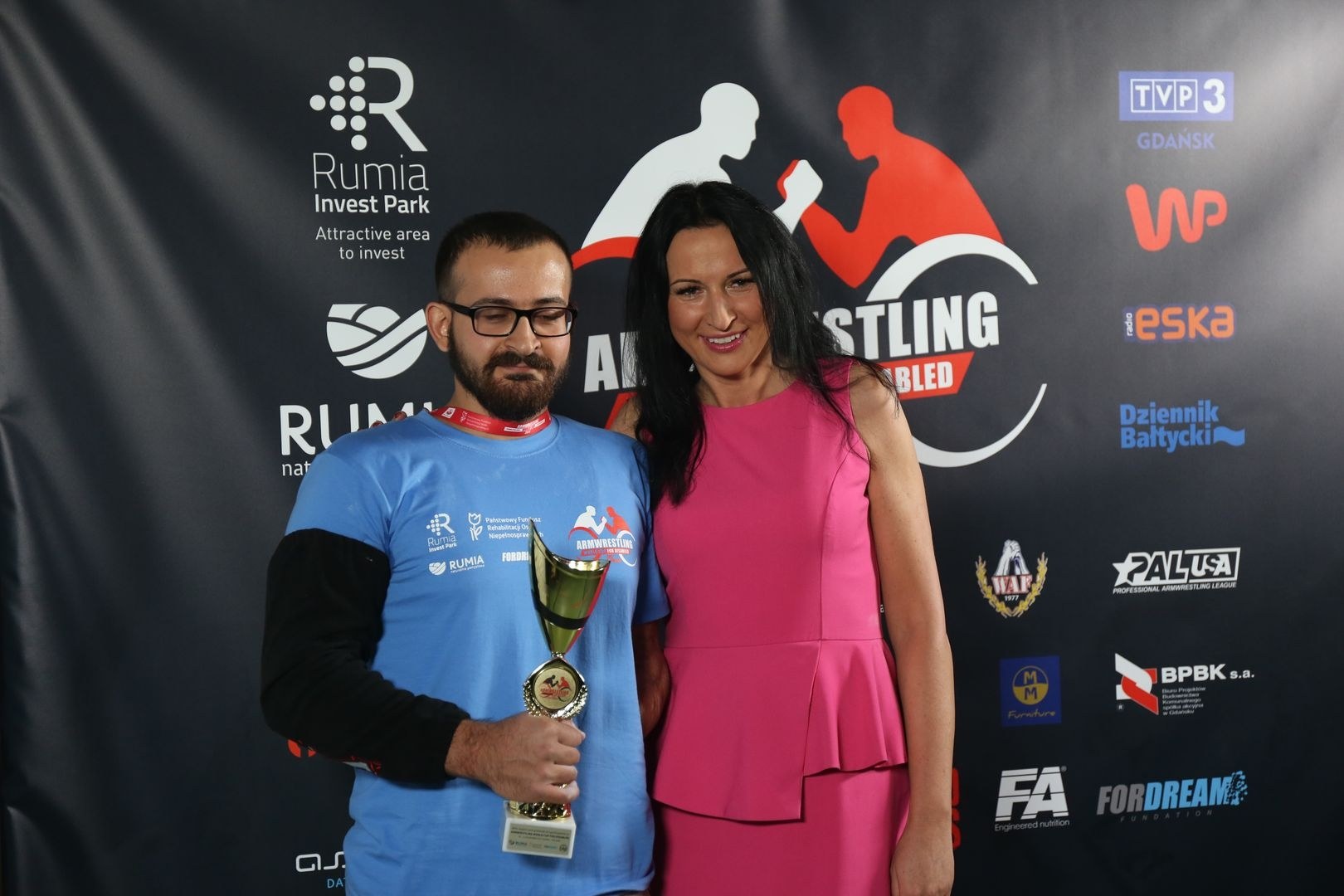 Anna Mazurenko With Competitors Disabled World Cup