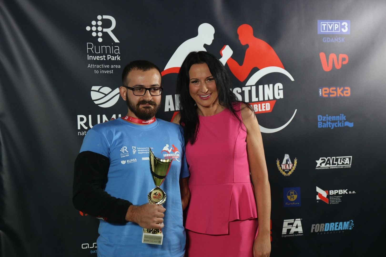 Anna Mazurenko With Competitors Disabled World Cup