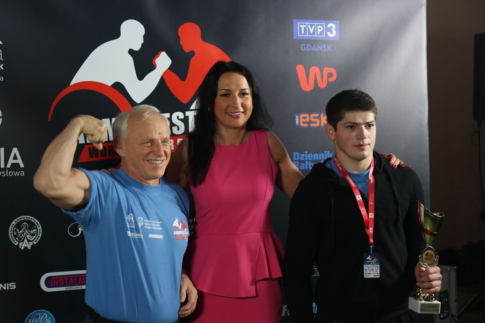 Anna Mazurenko With Competitors Disabled World Cup