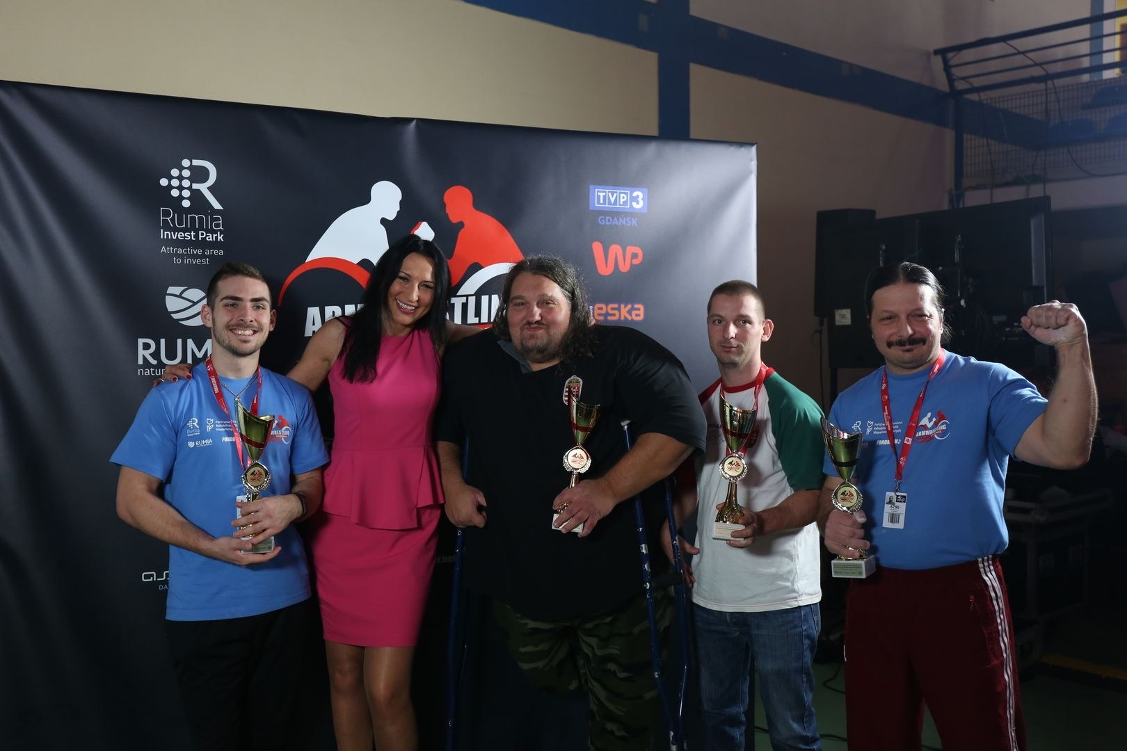 Anna Mazurenko With Competitors Disabled World Cup