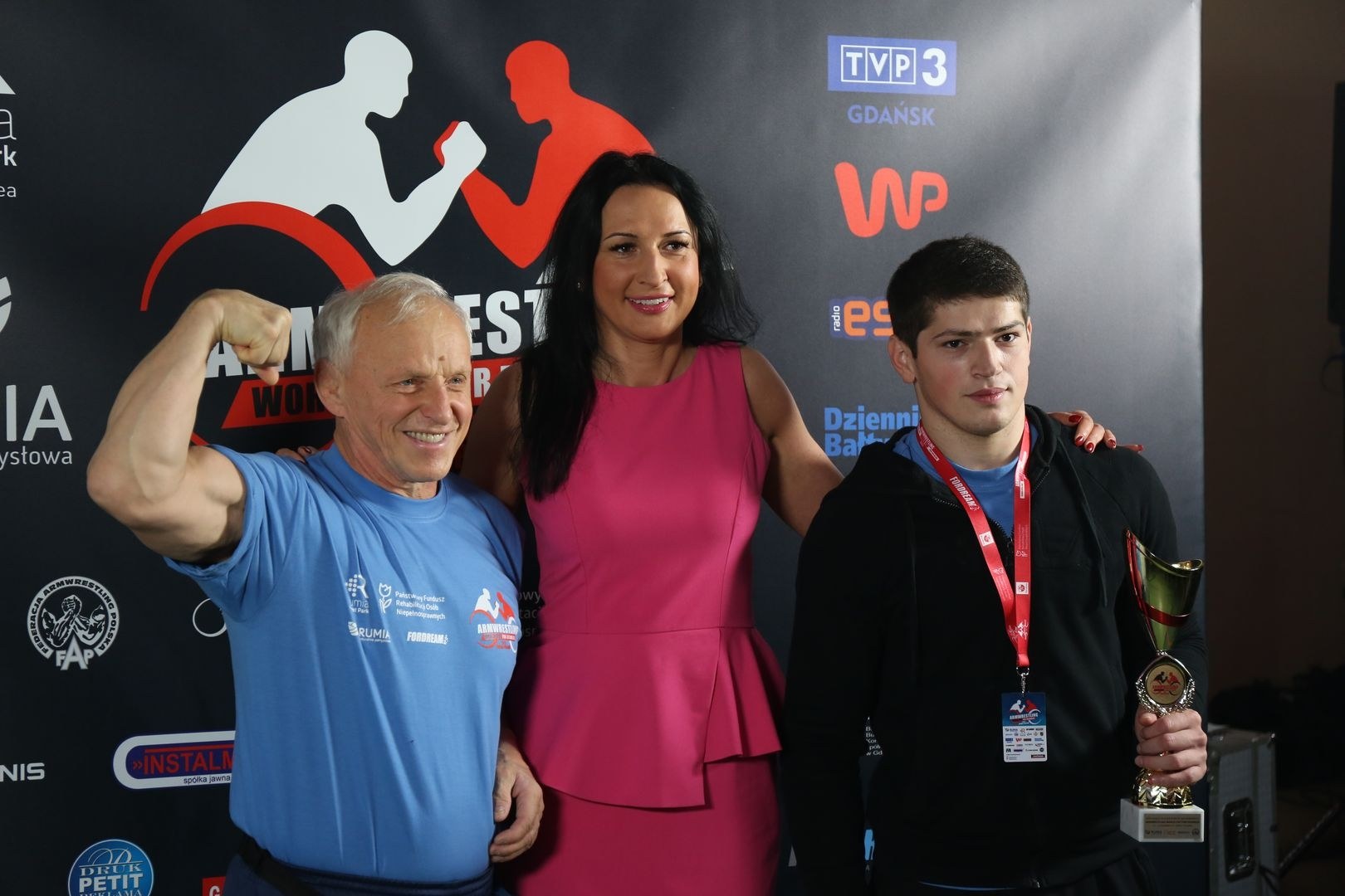 Anna Mazurenko With Competitors Disabled World Cup