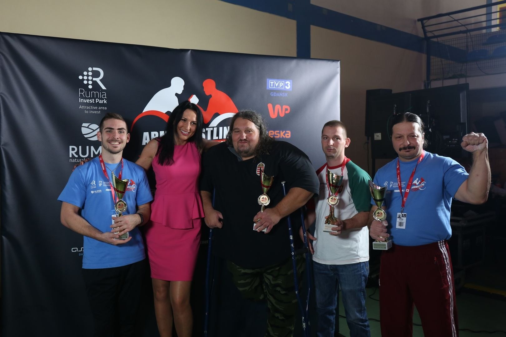 Anna Mazurenko With Competitors Disabled World Cup