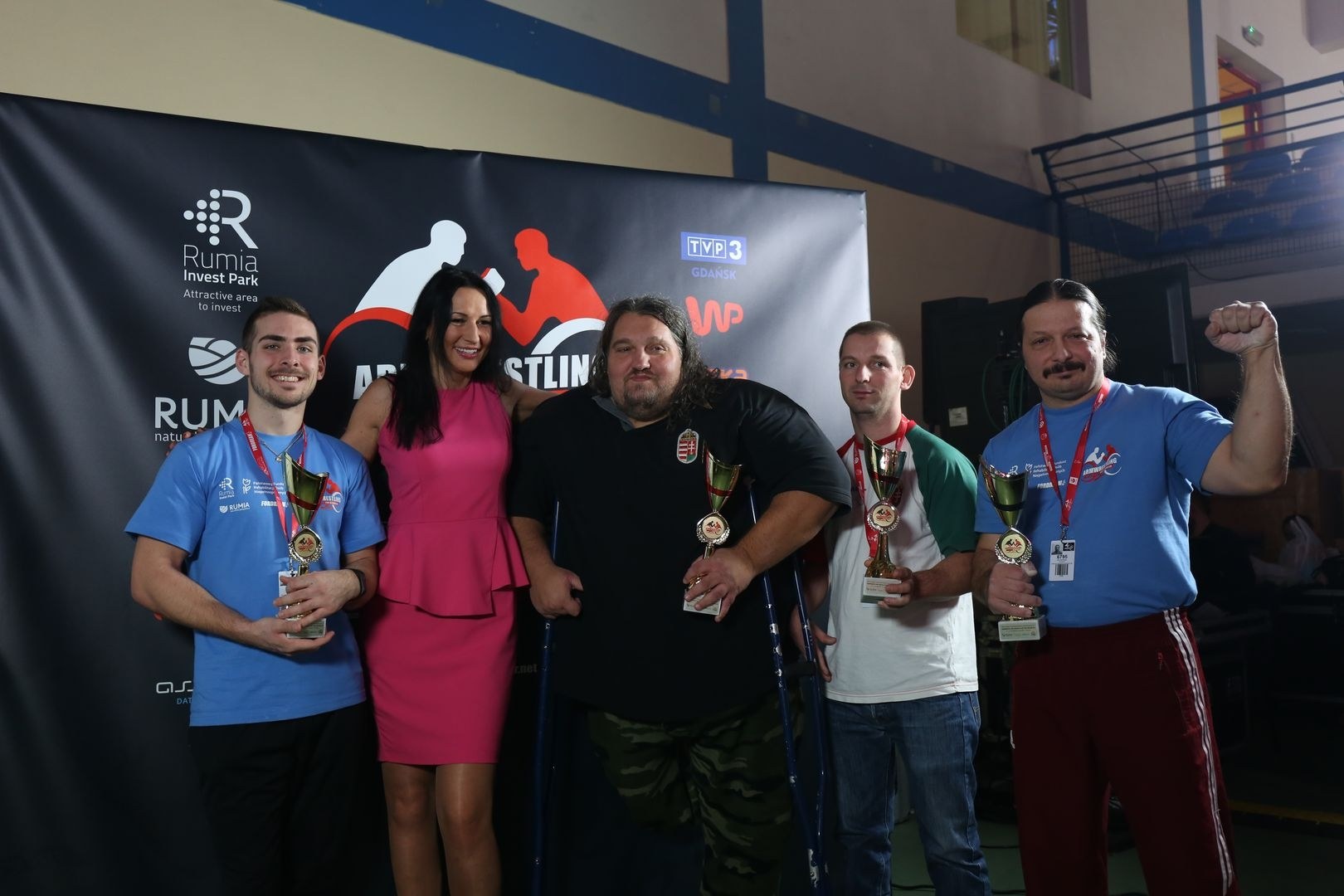 Anna Mazurenko With Competitors Disabled World Cup