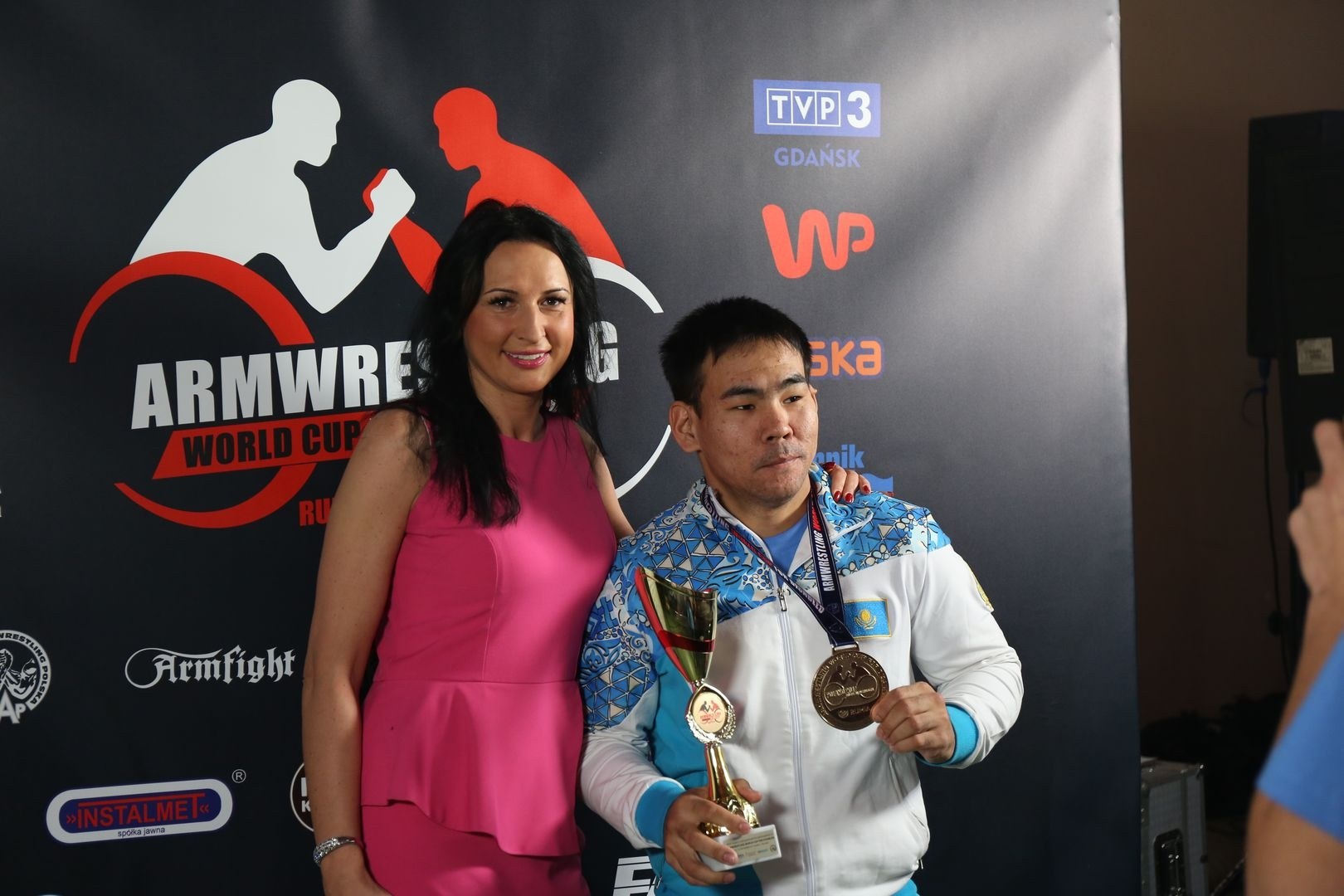 Anna Mazurenko With Competitors Disabled World Cup