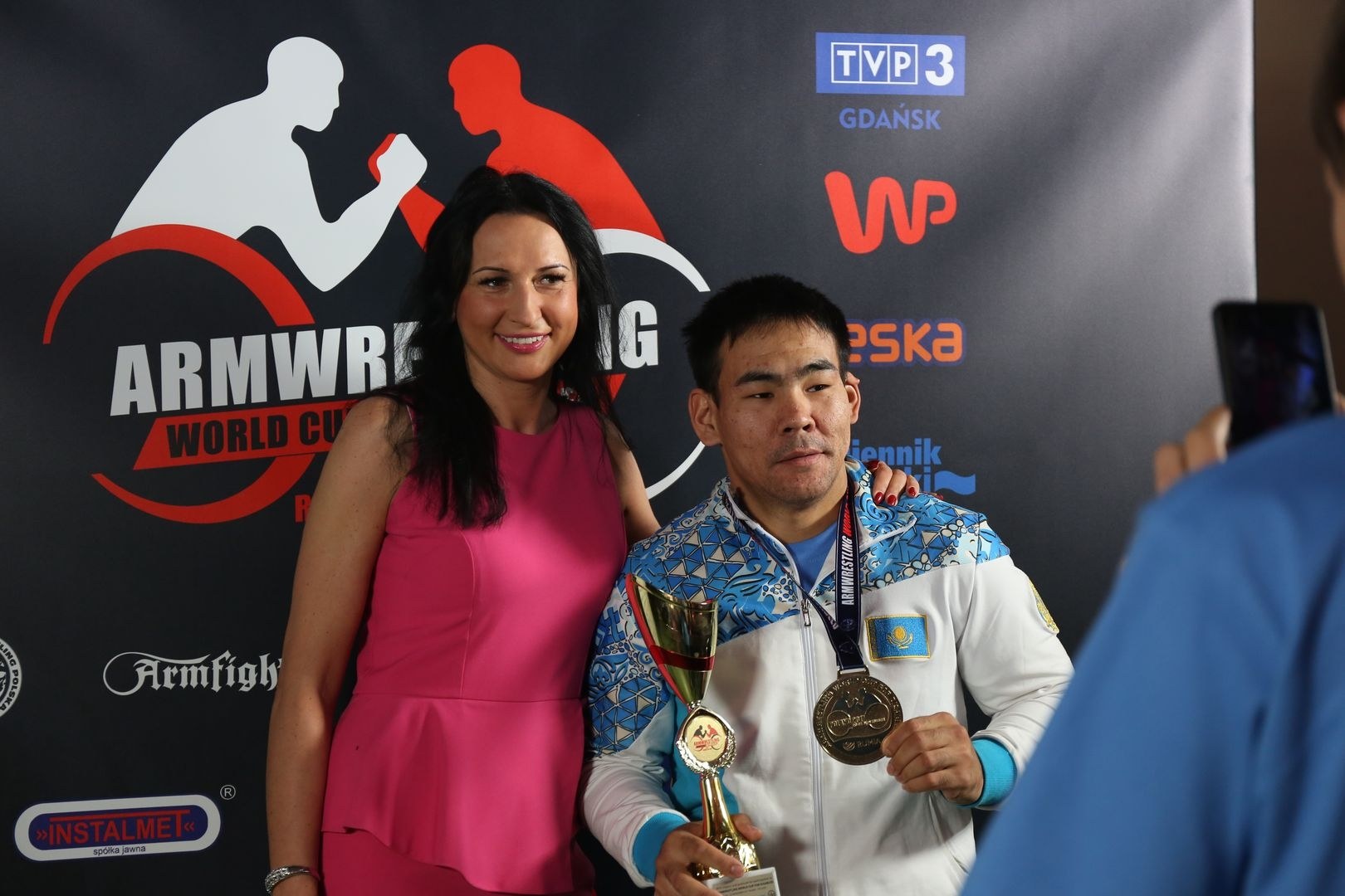 Anna Mazurenko With Competitors Disabled World Cup