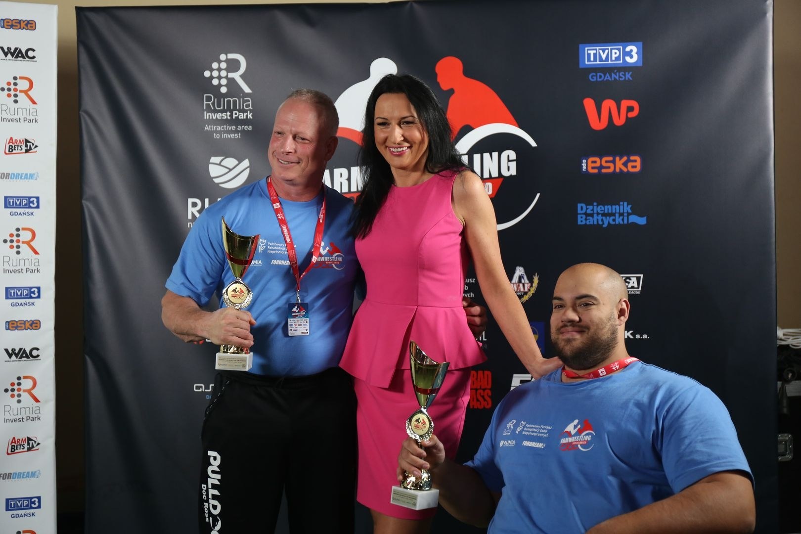 Anna Mazurenko With Competitors Disabled World Cup