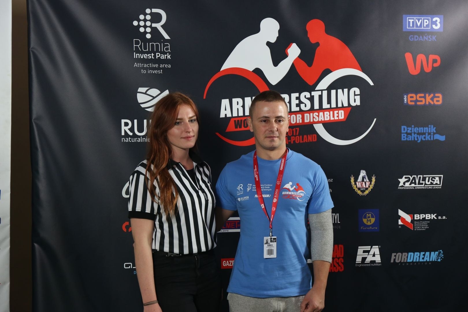 Anna Mazurenko With Competitors Disabled World Cup