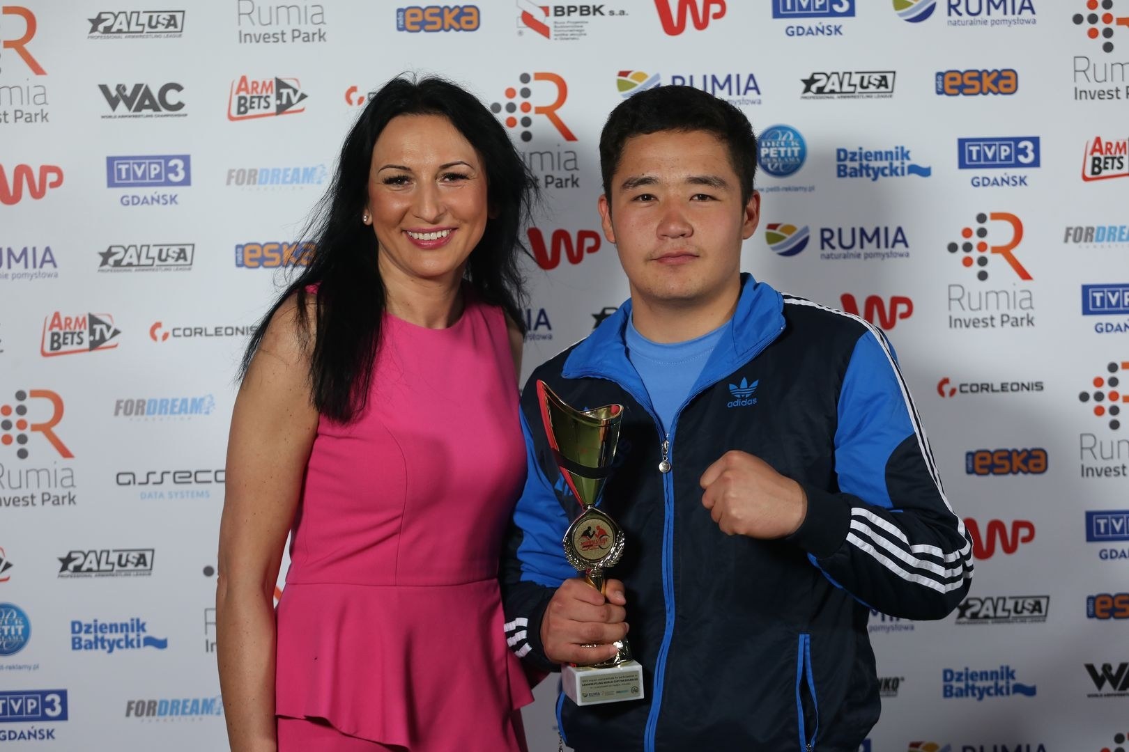 Anna Mazurenko With Competitors Disabled World Cup