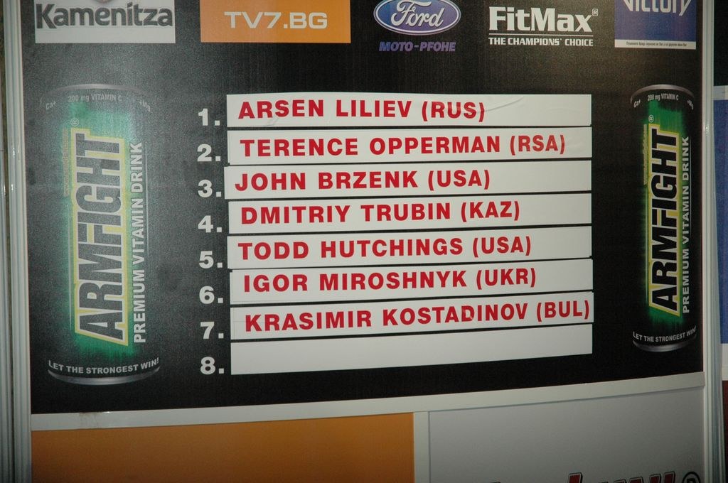 Armfight 41 The Draw Day