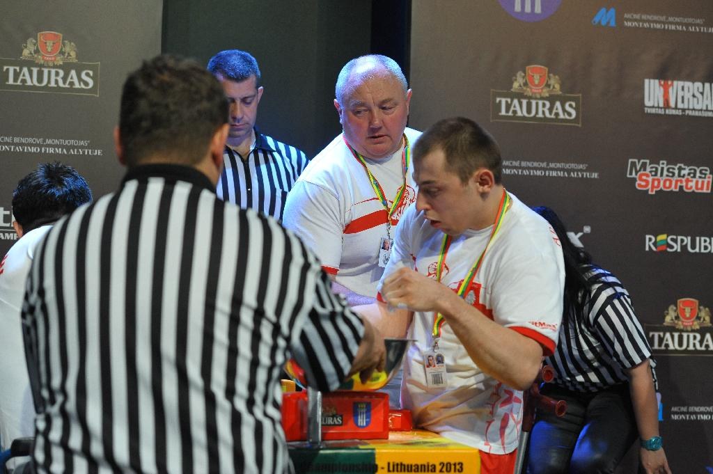 Euroarm 2013 Day 2 Right Hand Junior Masters Disabled