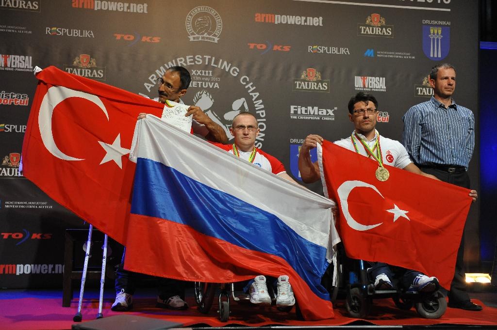 Euroarm 2013 Day 2 Right Hand Junior Masters Disabled