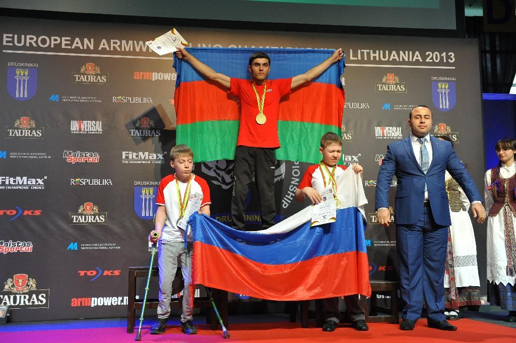 Euroarm 2013 Day 2 Right Hand Junior Masters Disabled