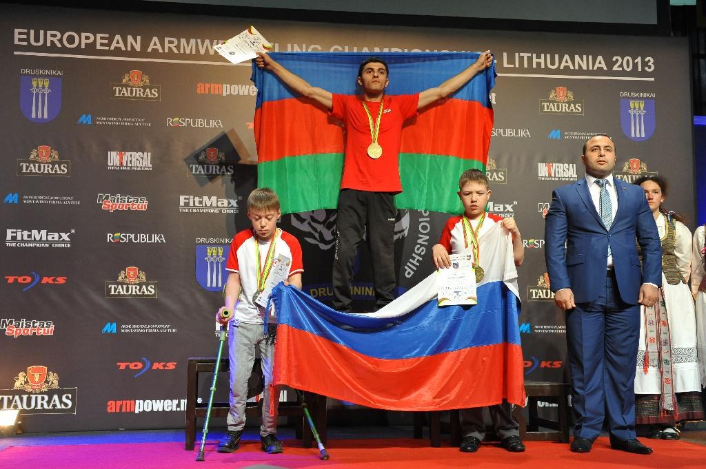 Euroarm 2013 Day 2 Right Hand Junior Masters Disabled