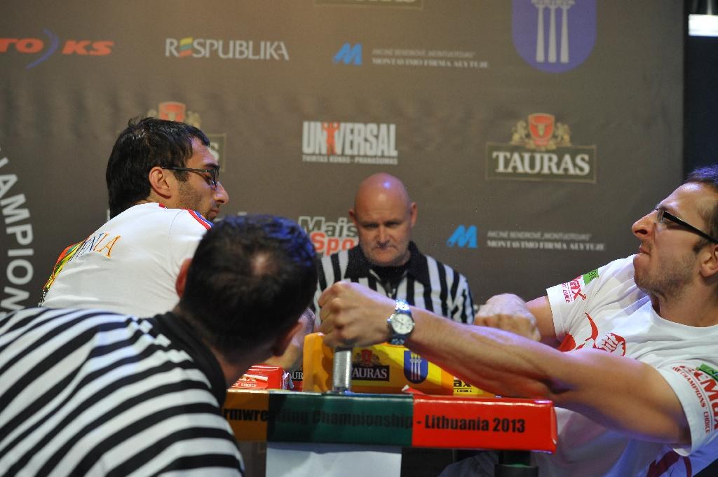 Euroarm 2013 Day 4 Right Hand Juniors 21 Seniors