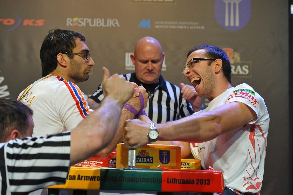 Euroarm 2013 Day 4 Right Hand Juniors 21 Seniors