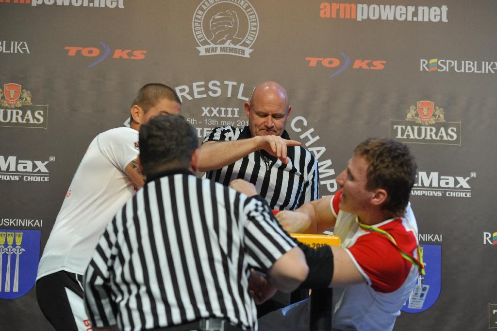 Euroarm 2013 Day 4 Right Hand Juniors 21 Seniors