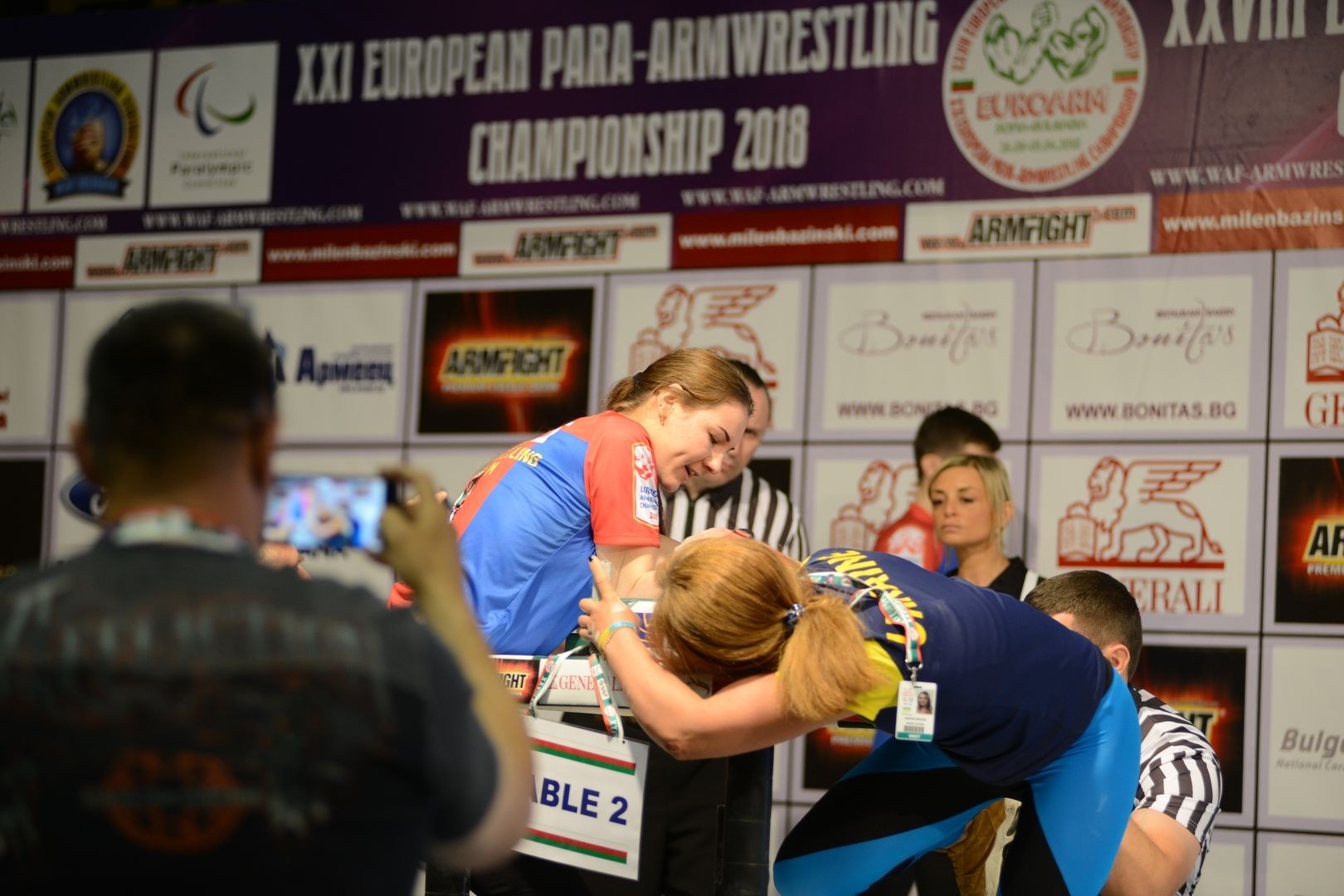 Euroarm2018 Day4 Seniors Left