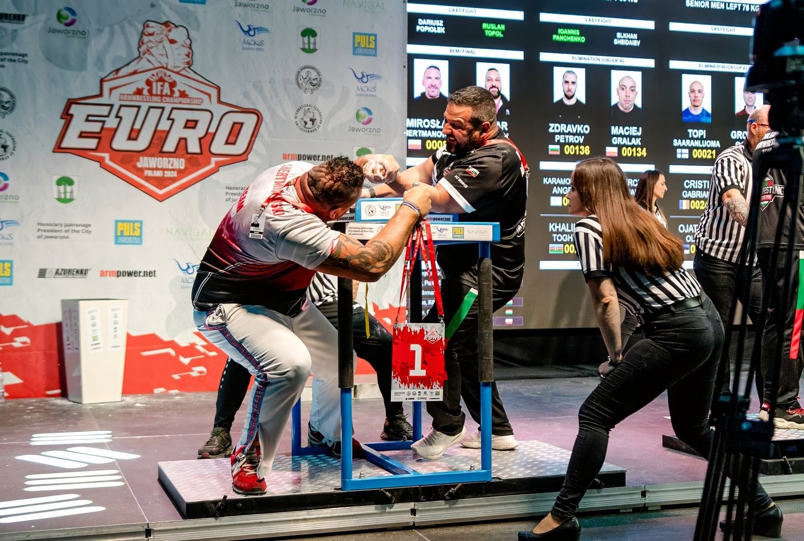 European Armwrestling Championship 2024 Left Hand Day
