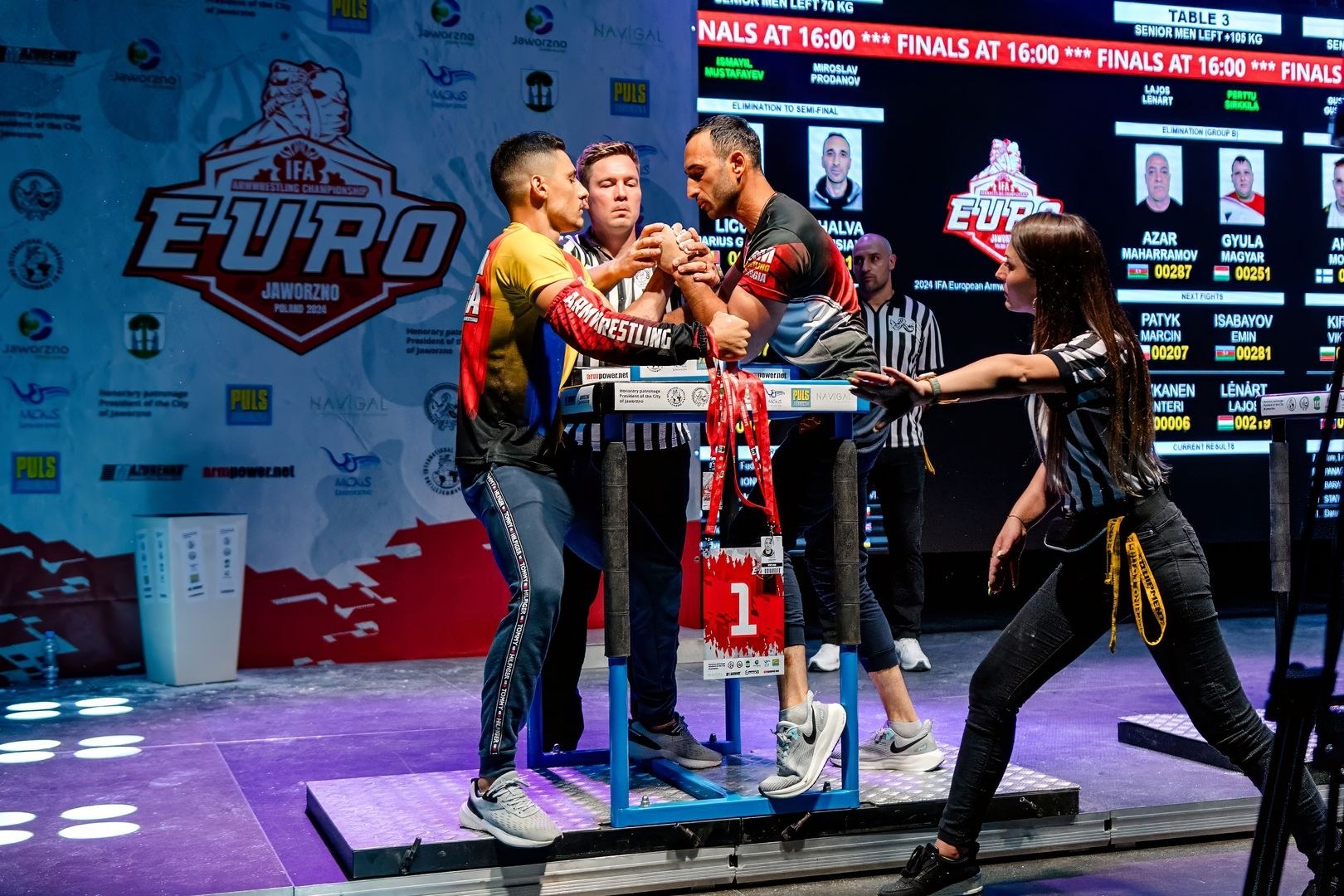 European Armwrestling Championship 2024 Left Hand Day