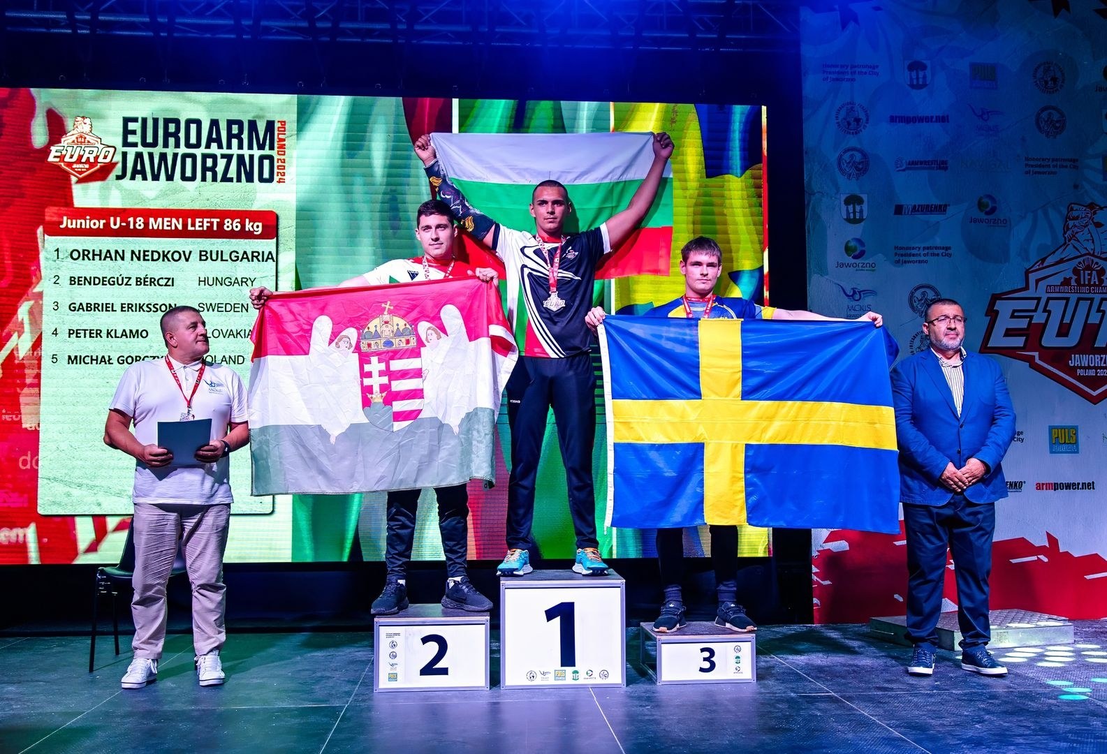 European Armwrestling Championship 2024 Left Hand Day