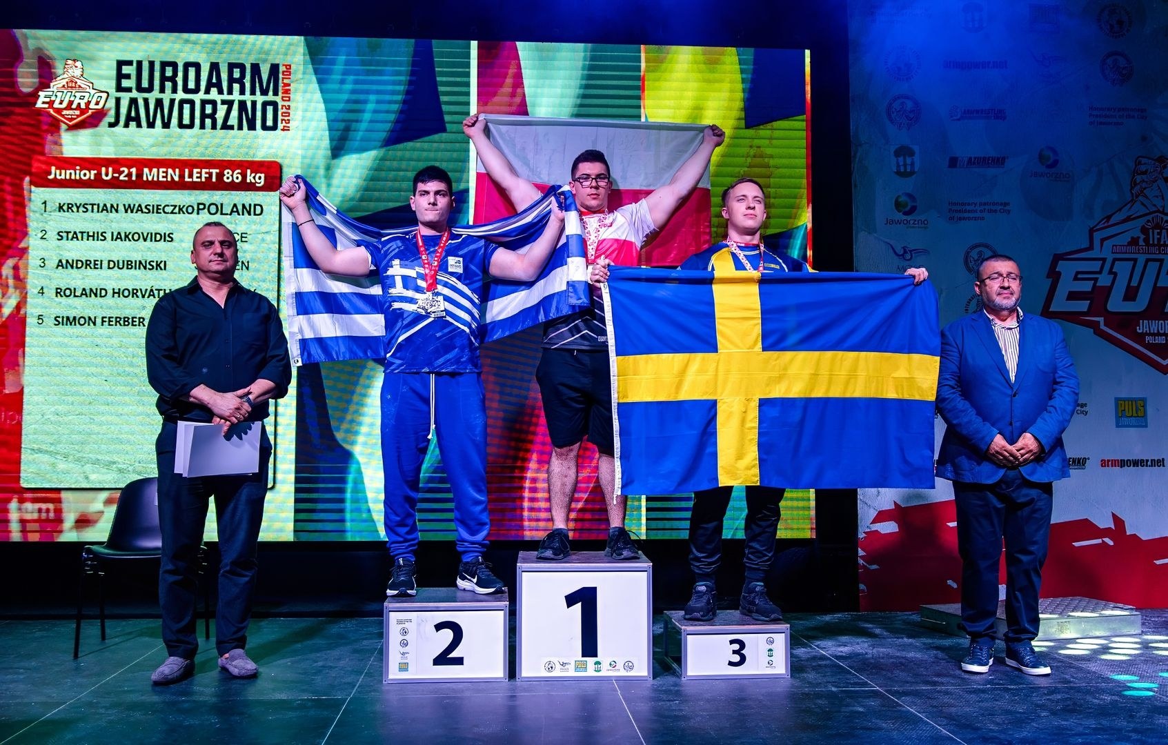 European Armwrestling Championship 2024 Left Hand Day