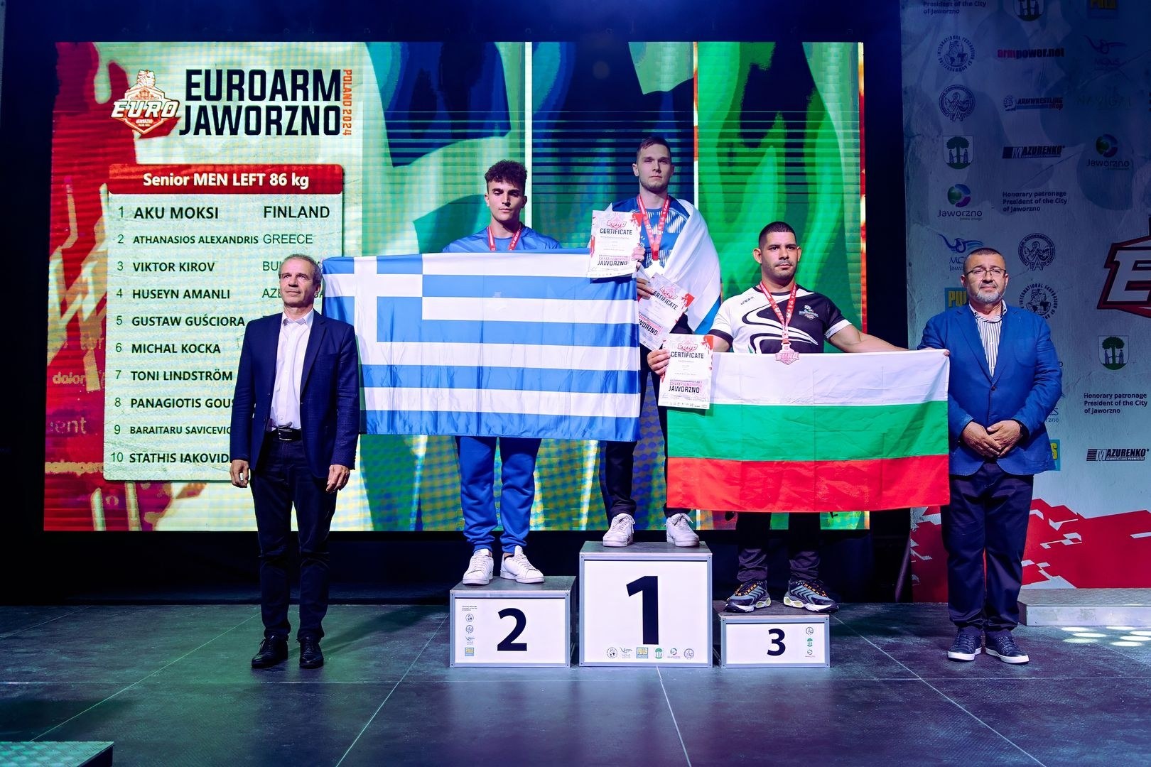 European Armwrestling Championship 2024 Left Hand Day