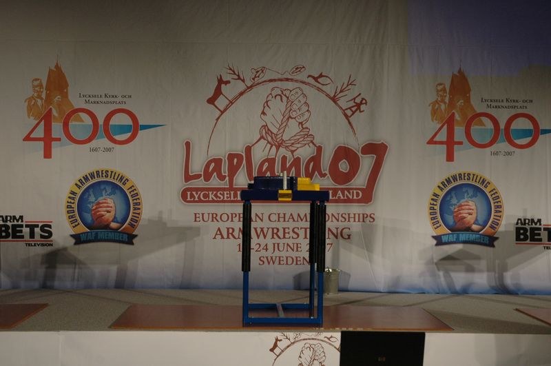 European Armwrestling Championships 2007 Day