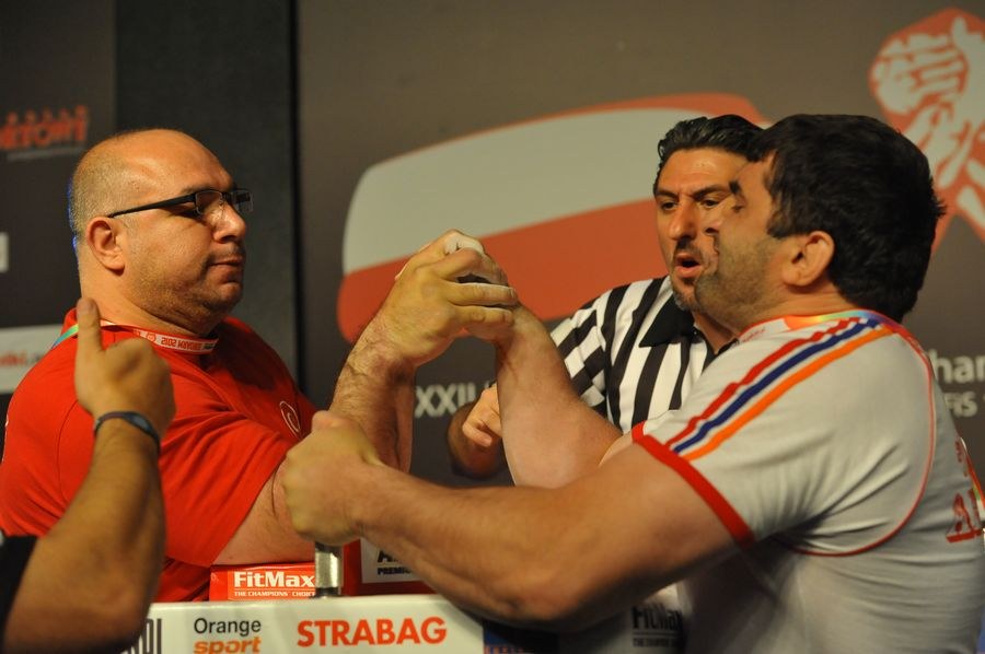 XXII European Armwrestling Championships Day