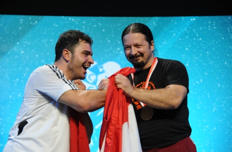 Award ceremony after day 2.