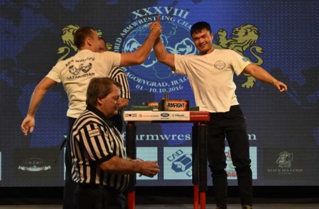 Magzhan Shamiev's double silver