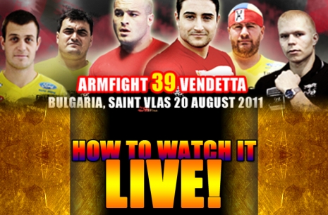 39th Armfight Vendetta Live!