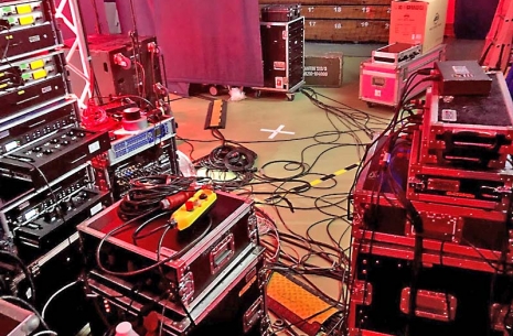 A SPORTS EVENT BEHIND THE SCENES, SO...