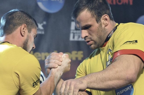 The titan of armwrestling is back!