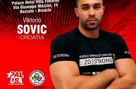 At the finish line: Viktorio Sovic