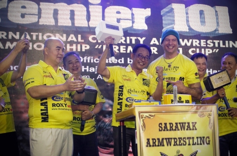 Premier 101 Armwrestling Championship in Malasiya